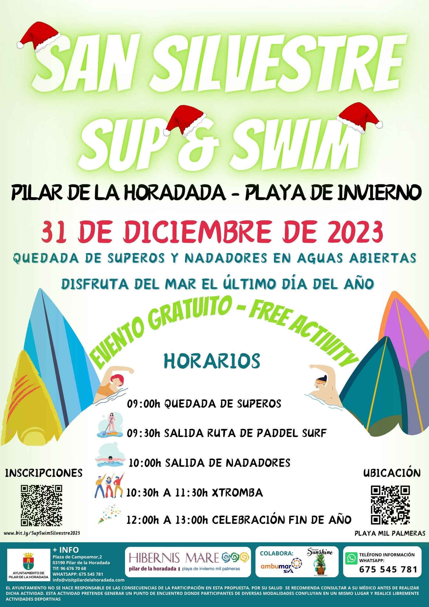 San Silvestre Sup and Swim Pilar de la Horadada