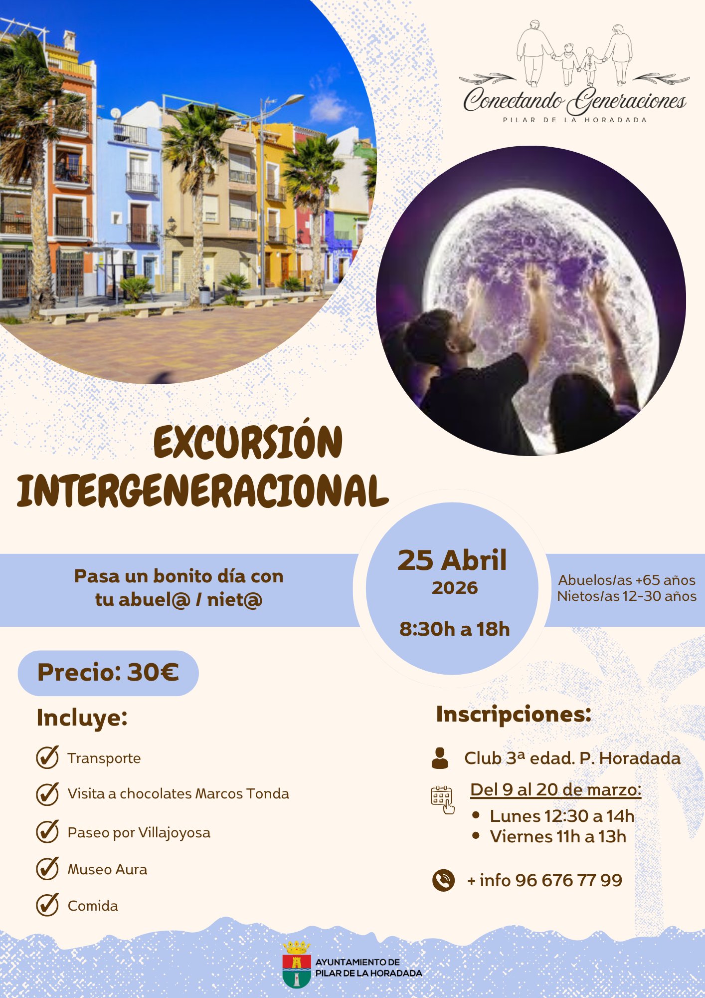 cartel excusión intergeneracional 
