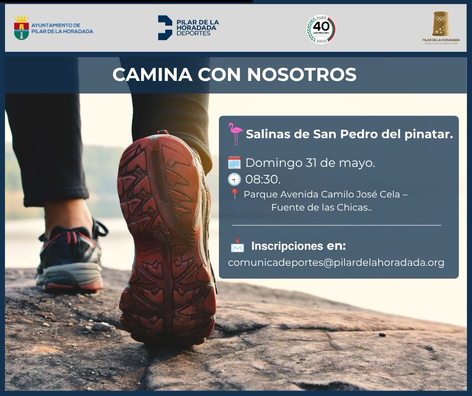 Cartel Camina con nosotros 