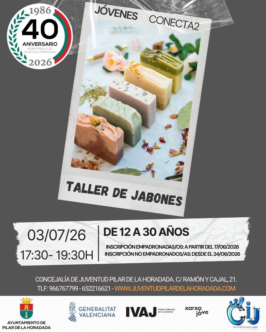 taller de jabones para jóvenes