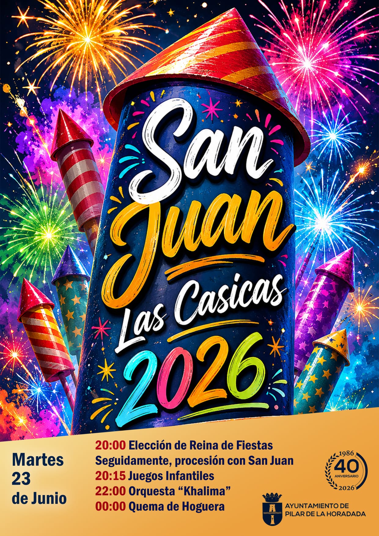 Cartel fiesta de San Juan Pilar de la Horadada