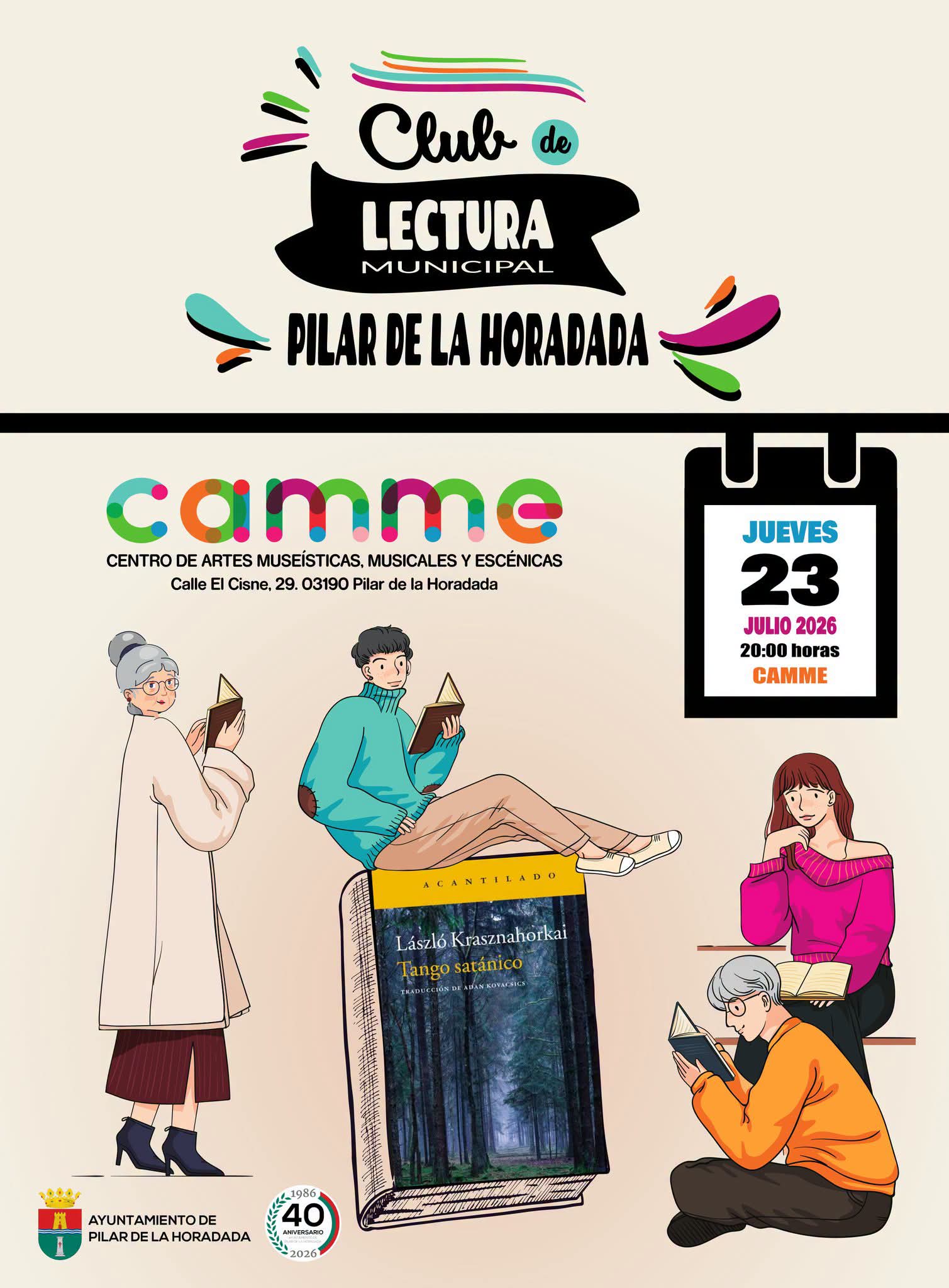 Cartel club de lectura