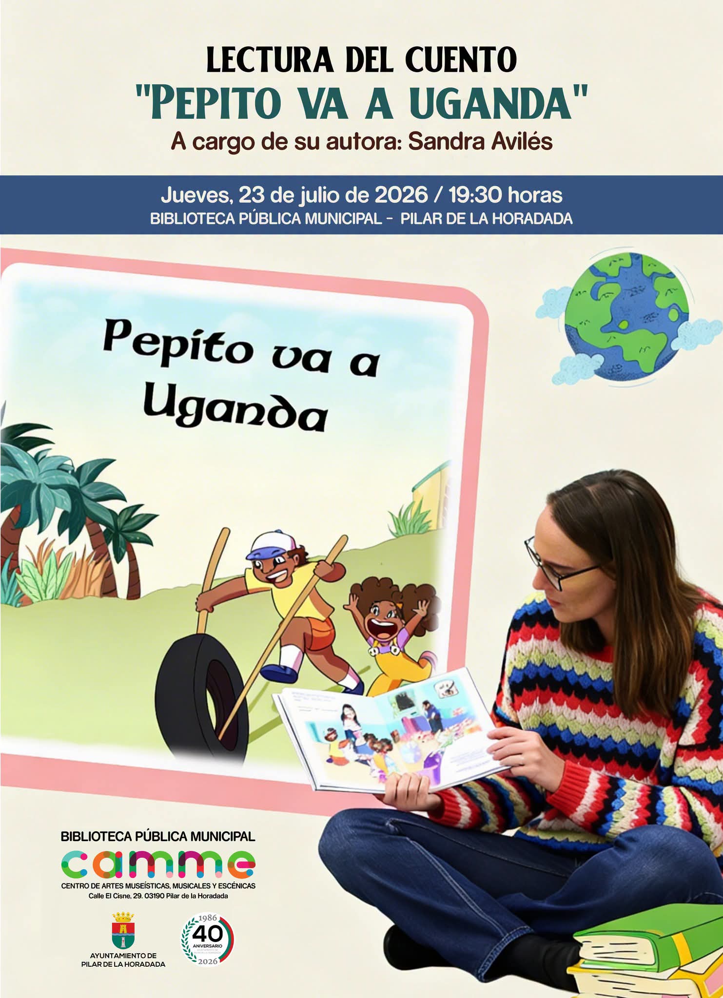 Cartel lectura de cuento