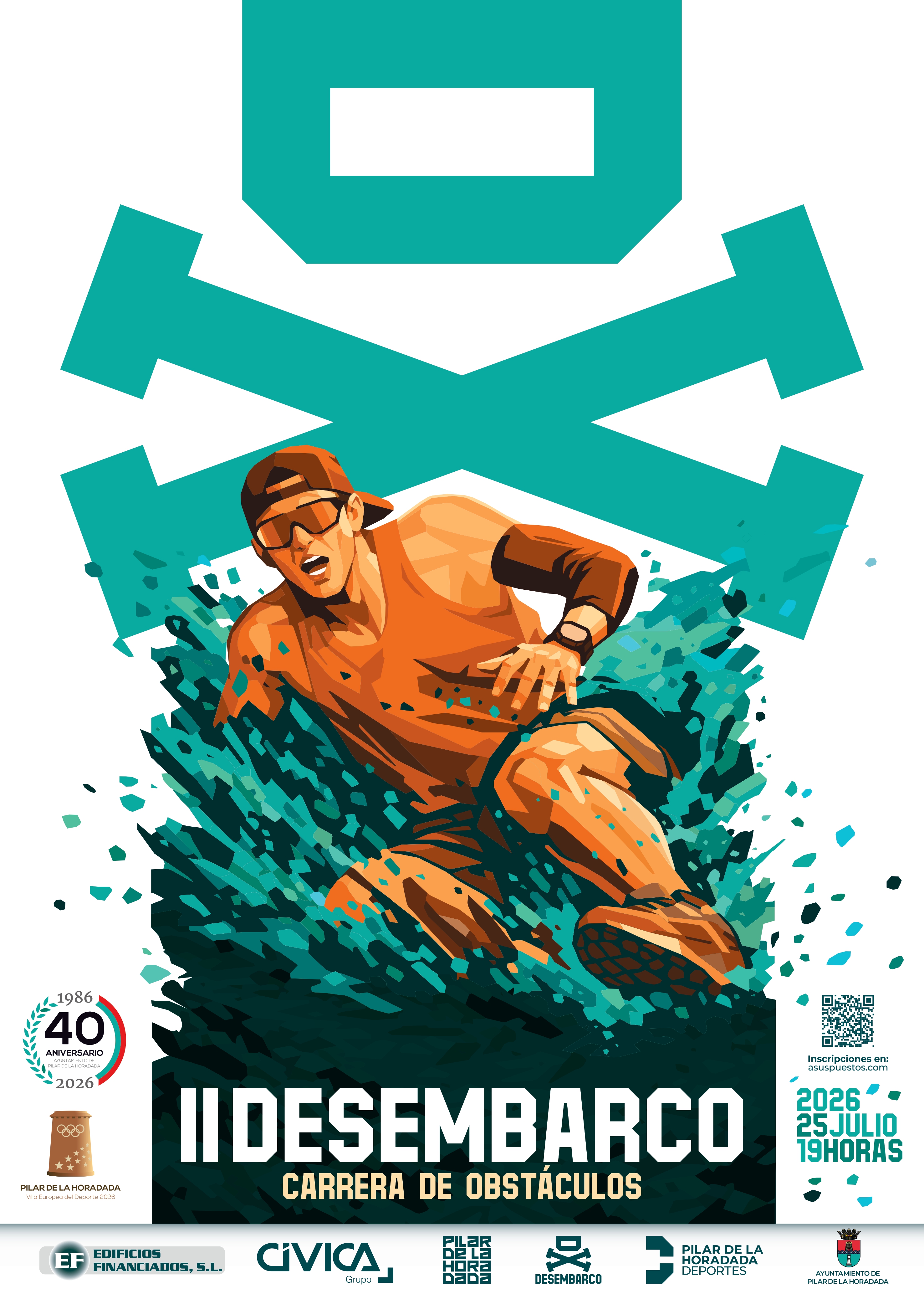 Cartel II desembarco carrera de obstáculos