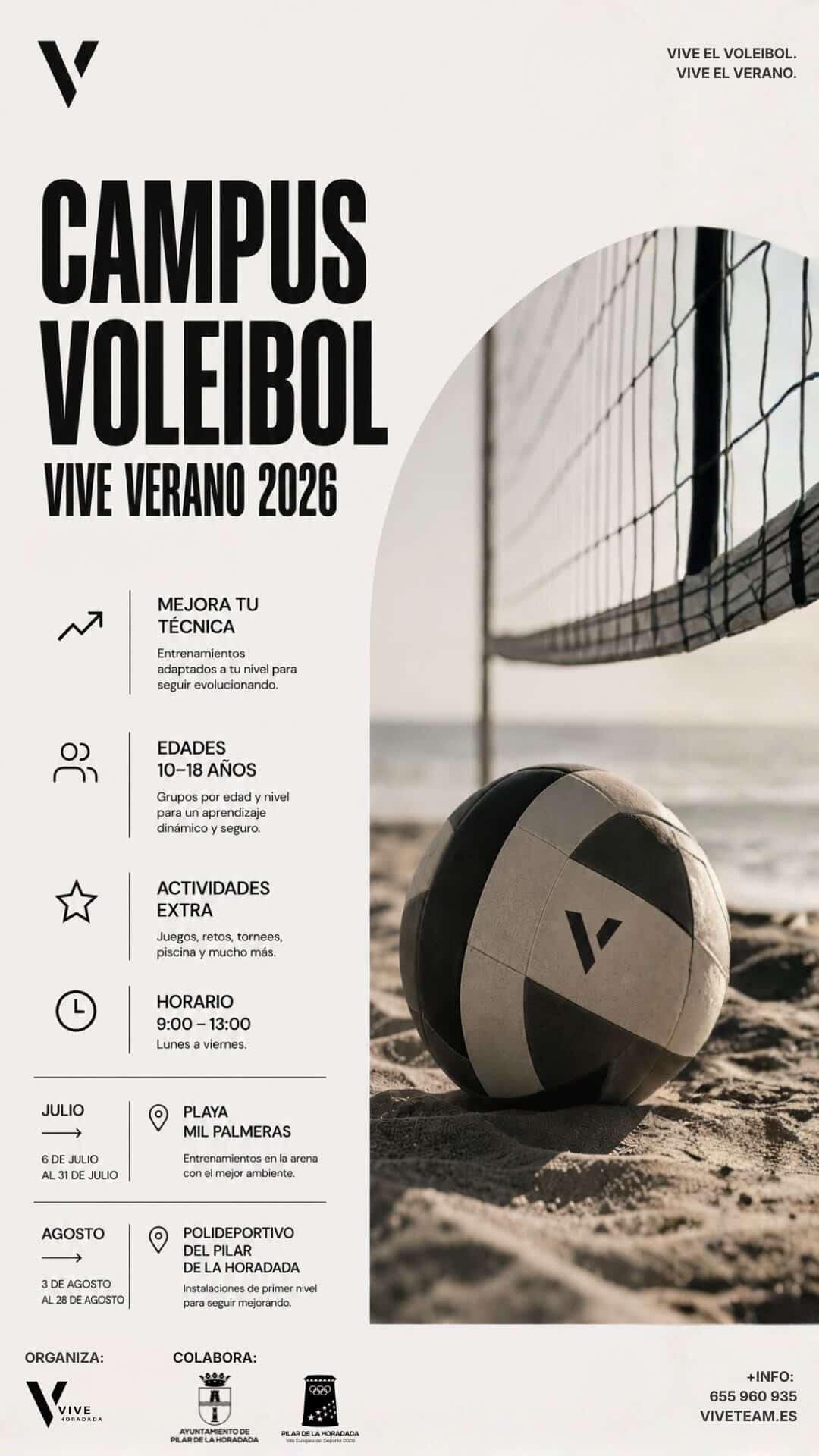 Cartel campus voleibol
