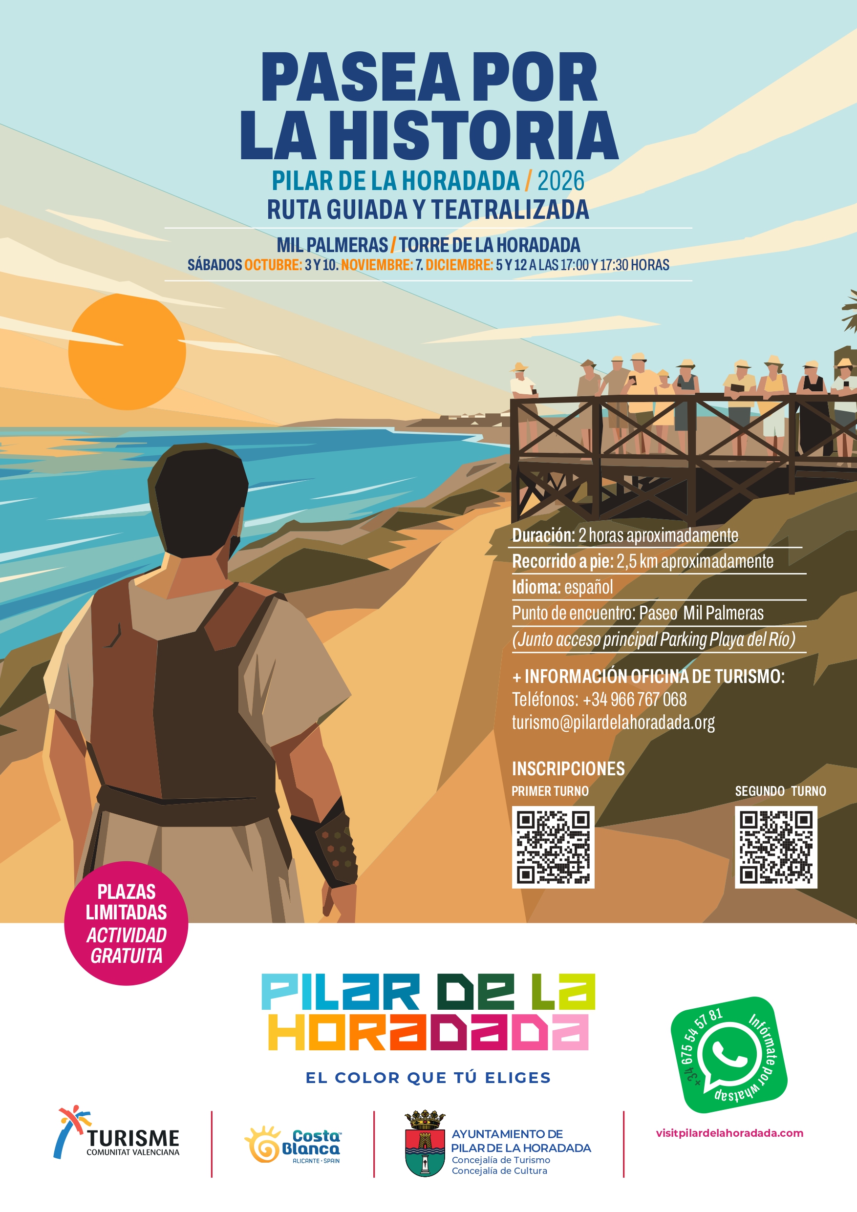 Cartel visitas guiadas de octubre a diciembre 2026
