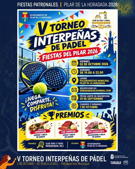 Cartel padel 