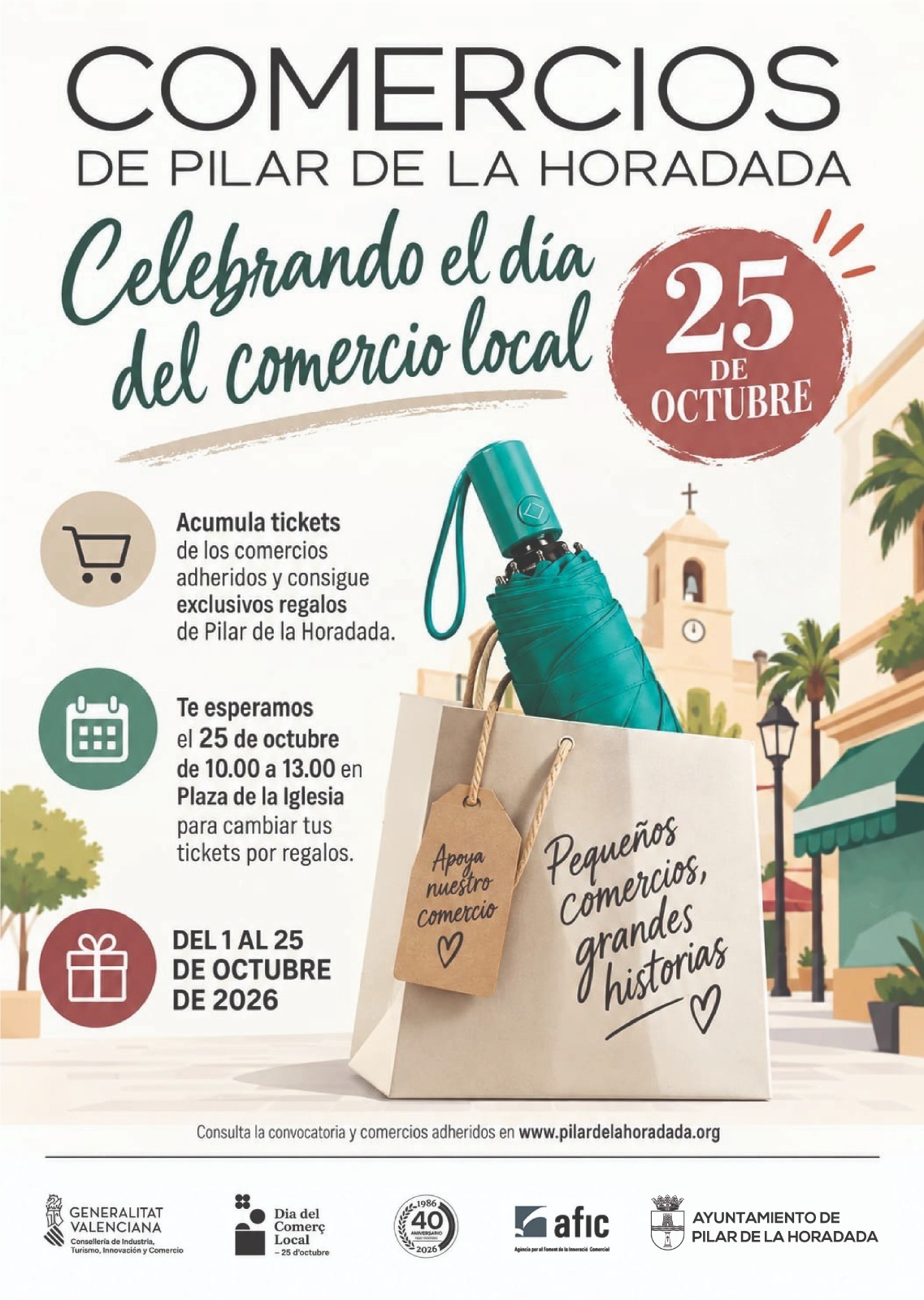 celebración del día del comercio local 