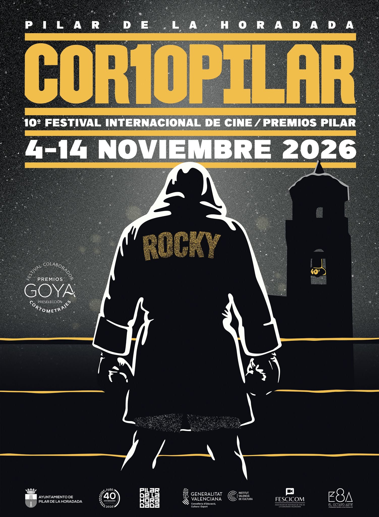 Cartel festival internacional de cine CortoPilar