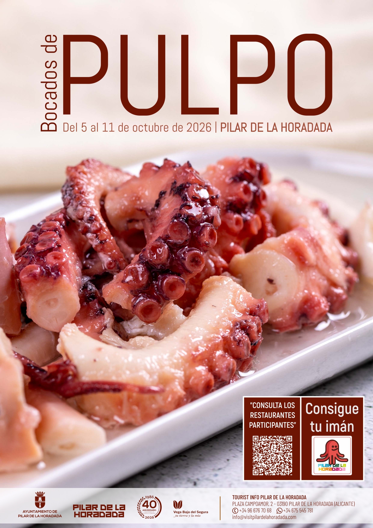 Bocados de Pulpo en Pilar de la Horadada