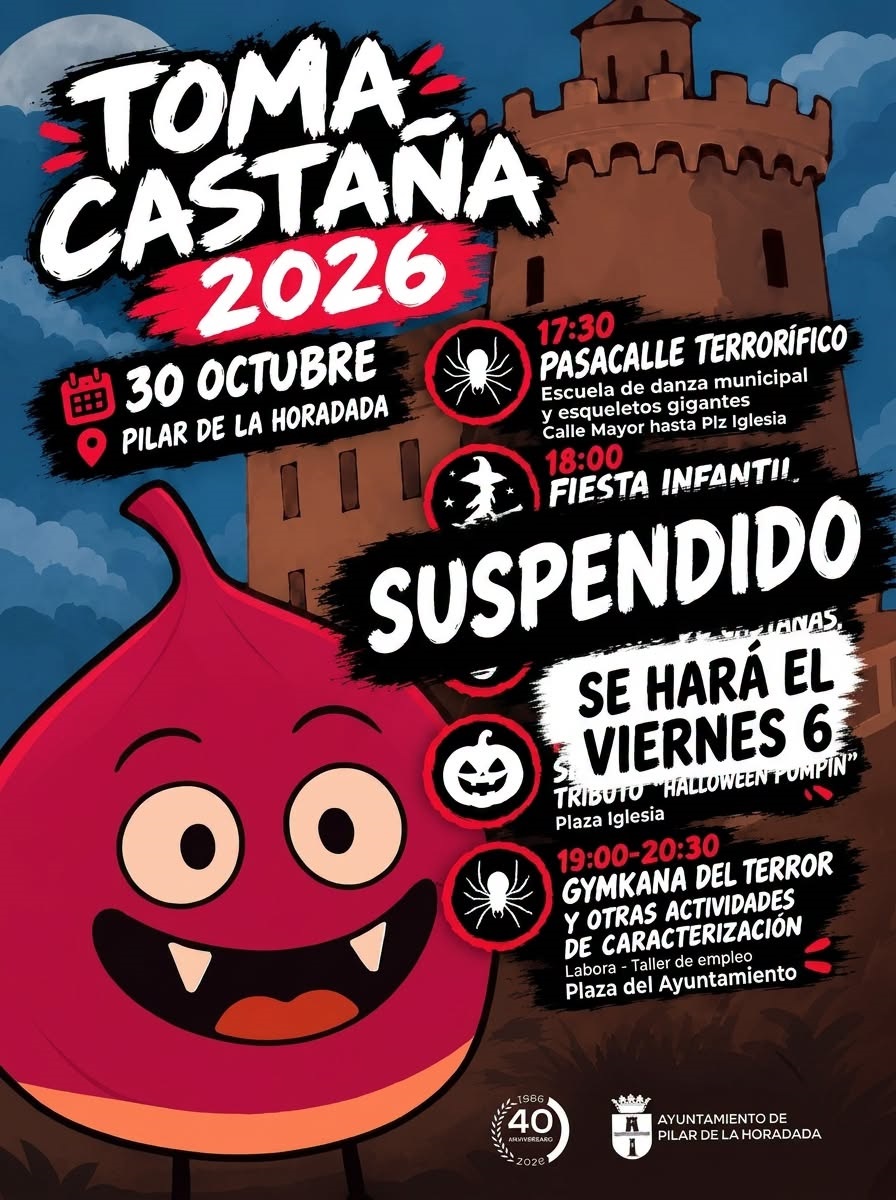 HALLOWEEN EN PILAR DE LA HORADADA - NUEVA FECHA